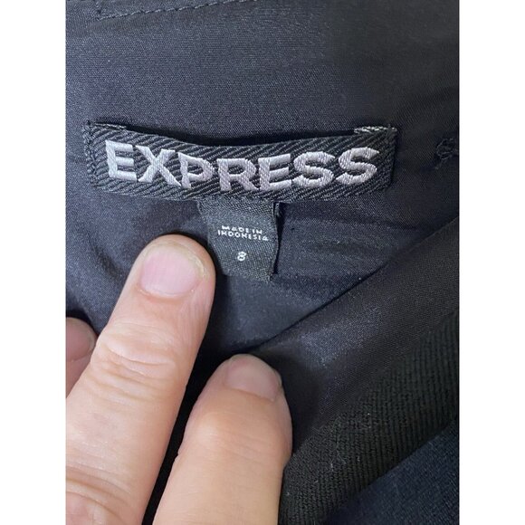 Express Size 8 Black Pencil Skirt Fully Lined Workwear Officecore Classic - Picture 6 of 7
